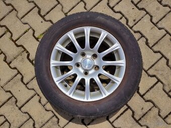 ALU litá kola na MAZDA 6, 195/65/15,rozteč 5x114mm+matice. - 2