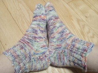 Pletené ponožky 38-40 - 2