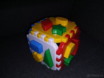 Teddies Vkládačka kostka plast 12x12 cm - 2