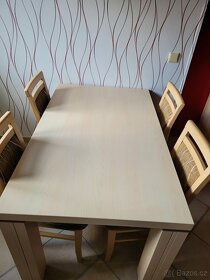 Jídelní stůl, 4 židle - 2