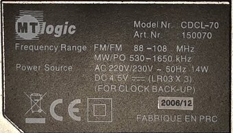 Cd přehrávač + FM TM-logic - 2