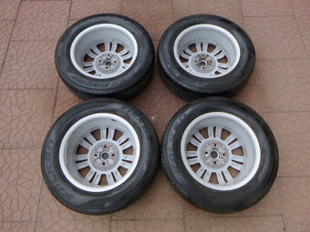 Letní sada ALU disky kola - originál Fiat 4x100 6Jx15 ET43 - 2