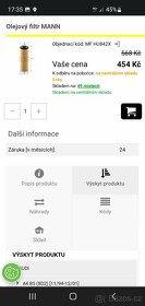 Olejový filtr audi 2.5 tdi novy - 2