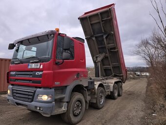 třístranný sklápěcí DAF CF 460 r.2007, EURO 5,MANUÁL - 2
