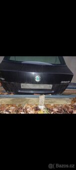 Škoda octavia II 2 face zadní víko kufru černé - 2