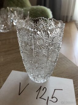 broušené sklo 50 let staré Bohemia glass - 2