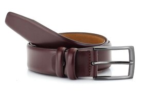 Pánský kožený opasek M3502 o šířce 3,5 cm - 2