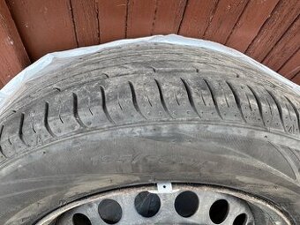 5x112 r15 plechové disky s letními pneu Nexen - 2