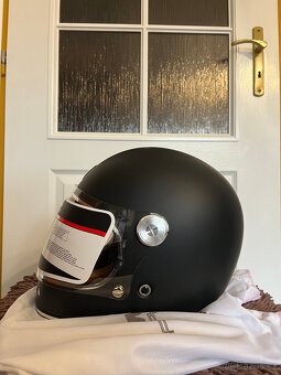Helma na motorku NOX PREMIUM Revenge matná černá - 2