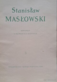 Stanislaw Maslowski 12 akvarelovych reprodukcí - 2