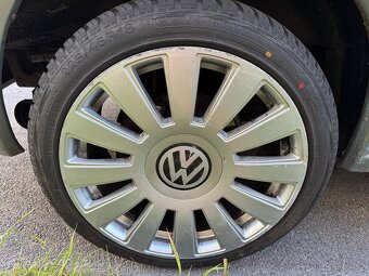 Sada alu kol 5x112 R18 + téměř nové pneu - 2