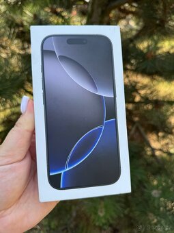 iPhone 16 pro 256 GB Black Titanium Nový - 2