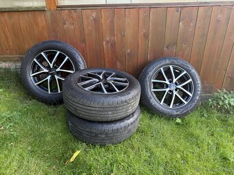 Zánovní alu Monaco 17" 5x114,3 ET40 + pneu - 2