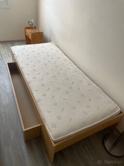 Postel 🛌 200 cmx 89 cm s úložným prostorem - 2