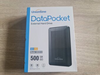 500Gb 2.5 externi disk USB 3 cerny nový - 2