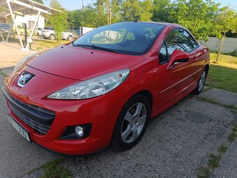 Peugeot 207 CC 1,6 VTi 115Kw, rok 2011, 1. majitel - 2