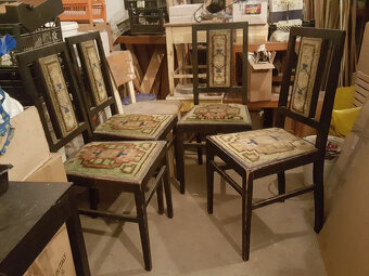 staré jídelní židle - 2