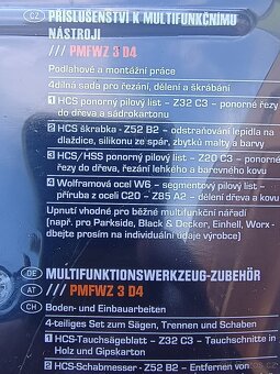 Sada nástrojů pro multifunkční brusku,rychloupínací hlavička - 2