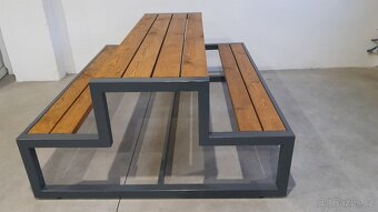 ZAHRADNÍ STŮL S LAVICEMI - DUO - 2