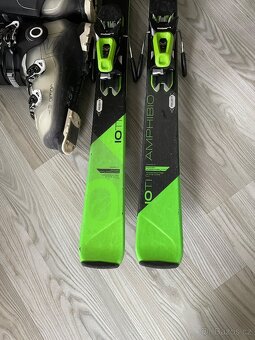 Lyže Elan 160 cm + lyžáky Salomon 44-45 - 2