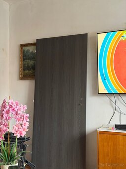 Dveře levé 80 antracit - 2