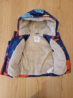 Zimní bunda s dinosaury, vel 92 - 2