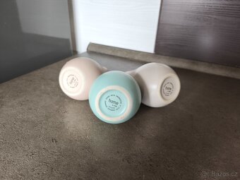 3 vazicky 14x7 cm tchibo keramika - 2