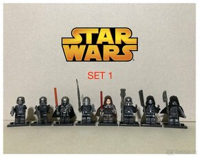 Rôzne figúrky Star Wars 2 (8ks) typ lego - nové - 2