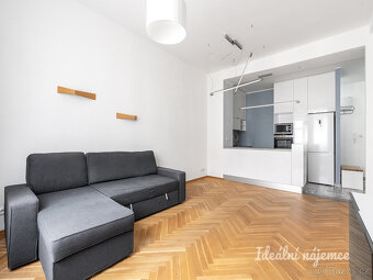 Pronájem bytu 2+kk, Peckova, Karlín,  28500 Kč/měs, 64 m2 - 2