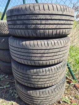 Alu kola audi/ VW 7jx17 et49, letní pneu 205/50 - 2