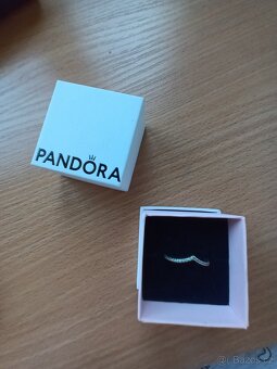 Nový stříbrný prsten Pandora, vel. 58 - 2