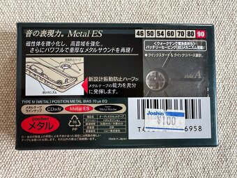 Sony Metal ES 90 - MC audio kazeta originál zabalená - 2