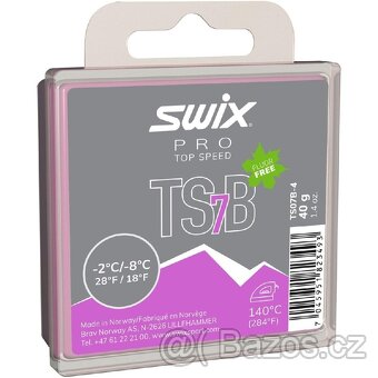 SWIX TS7B závodní skluzový vosk parafín na běžky i lyže - 2