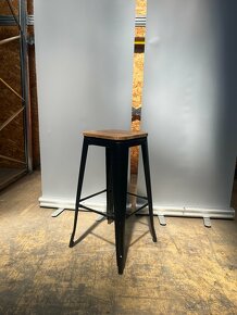 Barová židle černá 4 ks - 2