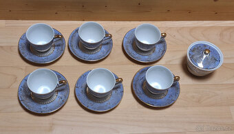 cukřenka + 6x šálek a podšálek ze Staré Role MZ - 2