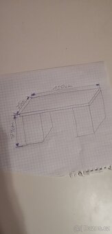 Moderní bílý kancelářský stůl – téměř jako nový - 2