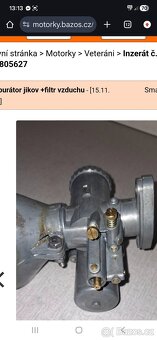 Karburator jawa čz - 2