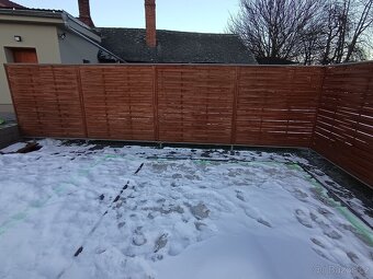 Dřevěné stínící zástěny - 2