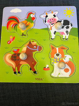 4x dřevěná vkládačka - 2