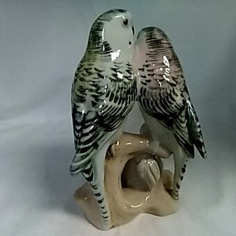 Porcelánová soška andulky Royal DUX - 2