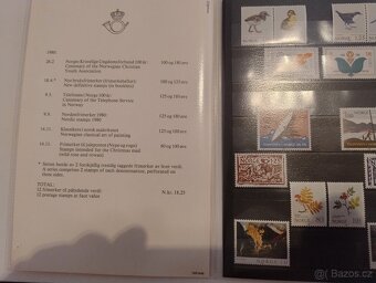ZNÁMKY KOMPLET..1980.....NORSKO - 2