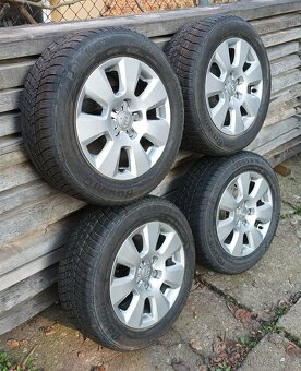 Alu kola AUDI 16" 5x112 + zimní pneumatiky Barum Polaris 3 - 2
