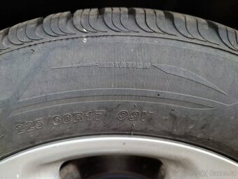 Alu disky 17" + obuté zimní pneu 225/60r17 sada 4x - 2