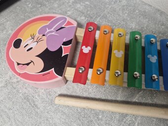 Dřevěný xylofon Minnie - 2
