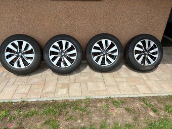 ALU kola 4KS 5x112 17 + nové pneu 215/60R17C - 2
