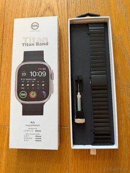 Řemínek pro Apple Watch, Mobile Origin Watch Titanium Band - 2