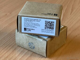 BambuLab tvrzený komplet hotend 0,6 mm - nový, nepoužitý - 2