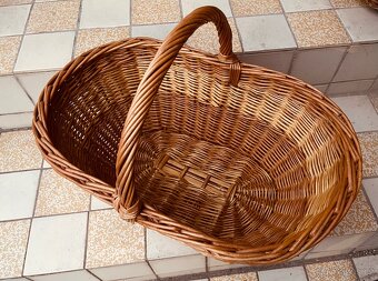 Proutěný košík nový - 2