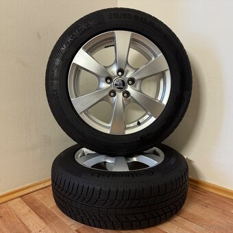 ŠKODA KODIAQ 5x112 R17 ET29+ZIMNÍ 215/65R17 7/5mm - 2
