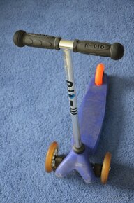 Odrážedlo - koloběžka Mini Micro blue 3 v 1 - 2